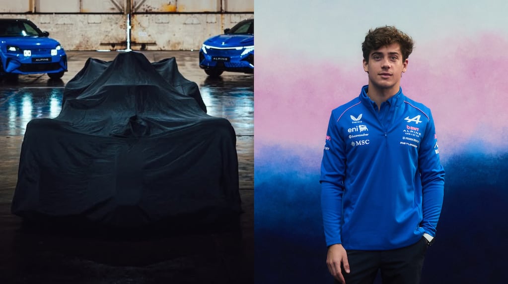 Alpine divulga imagens do modelo 2026 de F1 que Franco Colapinto vai pilotar